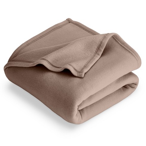 Taupe fleece blanket new arrivals