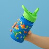 JoyJolt Kids Stainless Steel Water Bottle with Straw Lid - 12 oz - 2 of 4
