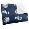 Northwood University Logo Pattern Silky Touch Blanket White 50x60 - 3 of 4
