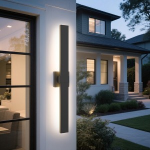 LamQee Long Outdoor Wall Lights Modern Exterior Lighting Fixtures for House LED Linear Outdoor Wall Sconce Outside Wall Mount Lighting - 1 of 4