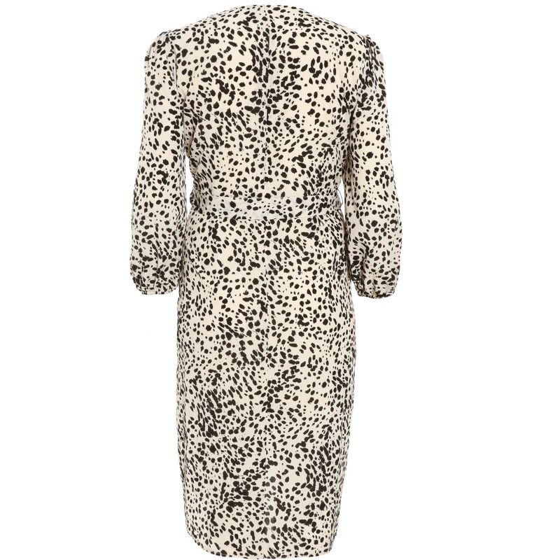 QUIZ Women's Plus Size Animal Print Midi Dress, 5 of 6