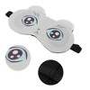 Unique Bargains Soft Cartoon Sleep Mask Blue Eyes White 1 Pc - image 3 of 4