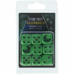 Star Trek Ascendancy Expansion Dice Set – 9 Romulan-Themed Dice, Game Accessory - 1 of 4