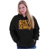 Groovy Halloween Saying Trick Or Treat Hoodie Sweatshirt Women Men Brisco Brands - 3 of 4