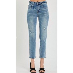 Women's Mid Rise Tapered Jeans - RISEN - 1 of 4