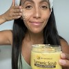 Turmeric Body Scrub with Collagen & Coconut Oil, Exfoliate Hydrate & Polish Skin, Unscented, Pure Biology, 12oz - 4 of 4