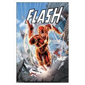 Trends International DC Comics - The Flash - Central City Framed Wall Poster Prints - 1 of 4