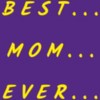 Women's Design By Humans Best Mom Ever Text By swaise Racerback Tank Top - 2 of 2