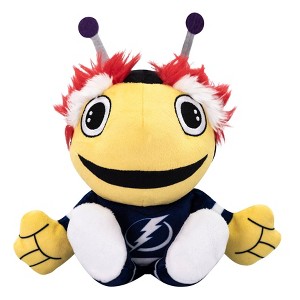 Bleacher Creatures Tampa Bay Lightning Thunderbug 8" Kuricha Mascot Sitting Plush - 1 of 4