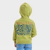 Grayson Mini Toddler Boys' Stay Sunny Hooded Fleece Sweatshirt - Olive Green - image 3 of 4