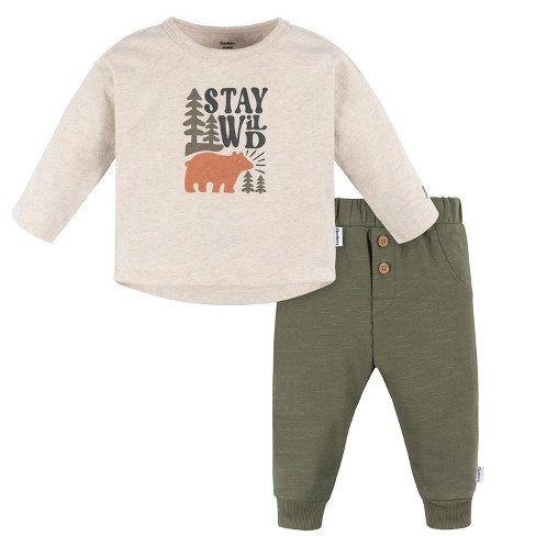 Gerber Baby Boys Jogger Set Wild 24 Months 2 piece Target