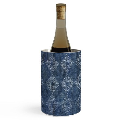 Schatzi Brown Nora Fancy Diamond Denim Wine Chiller - Deny Designs