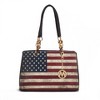 MKF Collection Nevaeh Vegan Leather patriotic pattern Women’s Shoulder Bag by Mia K - 2 of 4
