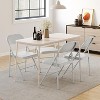 Acekool Steel Folding Chairs with Waterproof Seat, Stackable, Non-Slip Feet & 350 lb Capacity - 2 of 4