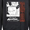 Women's - Avatar: The Last Airbender - Katara and Aang Grid Lightweight French Terry Slouchy - 2 of 4