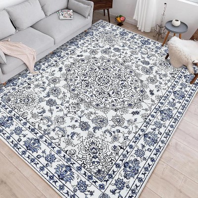 Machine Washable Vintage Large Area Rug