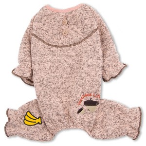 Touchdog (R) Bark-Zz Designer Soft Cotton Full Body Thermal Pet Dog Jumpsuit Pajamas - 1 of 1