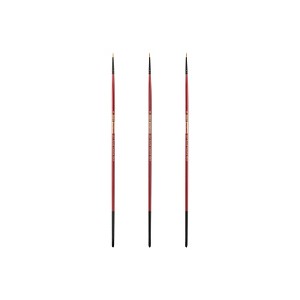 Creative Mark Ebony Splendor Short-Handled Synthetic Sable Paint Brush, Rounds, Pack of 3, Teijin Multi-Filament Hair, Handcrafted Synthetic Paint - 1 of 4