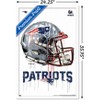 Trends International NFL New England Patriots - Drip Helmet 20 Framed Wall Poster Prints - 3 of 4