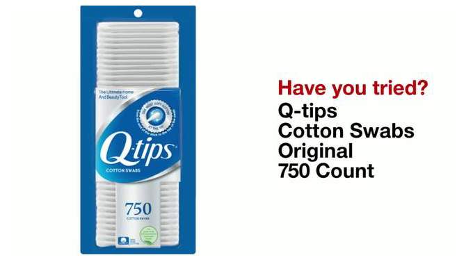 Q-Tips Cotton Swabs - 750ct, 2 of 8, play video