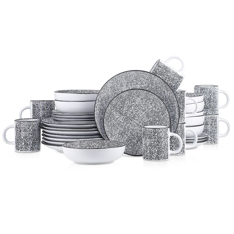 Stone Lain Sophie 32-Piece Stoneware Dinnerware Set, Service for 8, 1 of 7