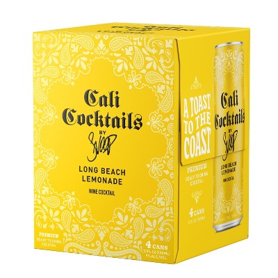 Cali Cocktails Long Beach Lemonade - 4pk/355ml Cans