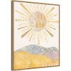 22" x 28" Boho Sunshine II by Courtney Prahl Framed Canvas Wall Art Light Brown - Amanti Art: Modern Lithograph, Sawtooth Back Mounted - 2 of 4