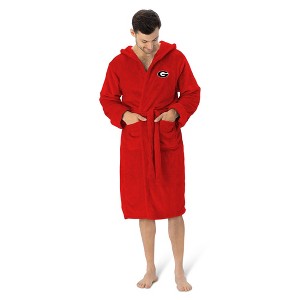 Georgia Bulldogs NCAA Hooded Silk Touch Bath Robe 26x47 Inches - 1 of 4