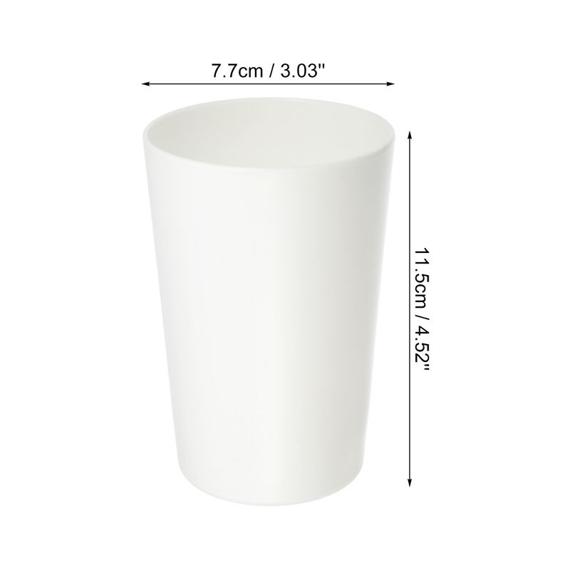 Unique Bargains Bathroom Toothbrush Tumblers PP Cup for Bathroom Kitchen 4.92''x3.03'' 2pcs, 4 of 7
