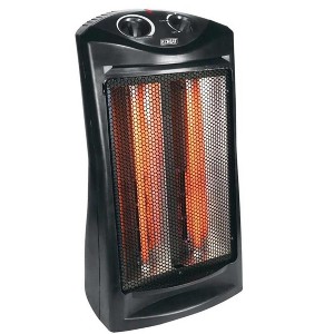 EZ Heat Dual Quartz Radiant Heater, 1500W Compact Radiant Heating - 1 of 4