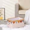 REGALWOVEN Collapsible Fabric Storage Bin with Handles for Organizing Clothes Books 1 Pack - 4 of 4
