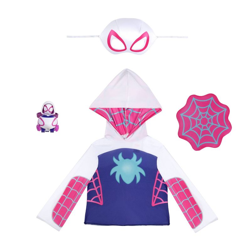 Spidey &#38; His Amazing Friends Ghost Spider Toddler Dress-Up Box Set, 3 of 16