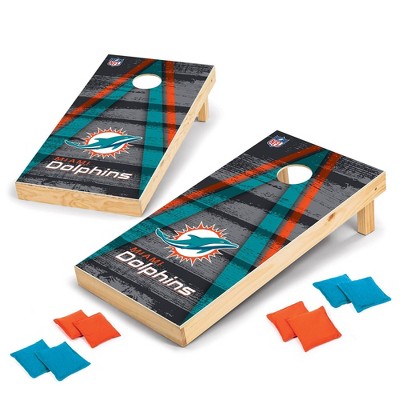 Miami Dolphins Cornhole Wraps - Set of 2