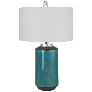 Uttermost 30151-1 Maui Aqua Blue Ceramic Table Lamp - 1 of 4