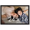 PosterPalooza | Classic Modern Black Picture Frame - UV Acrylic, Backing Board, Hanging Hardware Included - 2 of 4