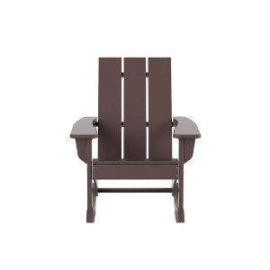 WestinTrends  Modern Adirondack Outdoor Rocking Chair - 1 of 4