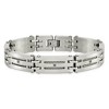 Black Bow Jewelry Mens 1/10 Ctw Blk Diamond Stainless Steel 11mm Link Bracelet, 8.75 In - image 3 of 4