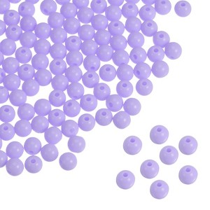 Unique Bargains Loose Craft DIY Earring Necklace Making Acrylic Round Beads 4200 Pcs - 1 of 4