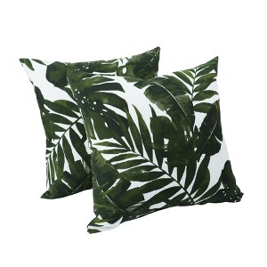 Kumasinova 18" Pillows Standard Size Set of 2,Waterproof Fade Resistant Bed Pillows for Patio,Garden&Poolside,Decorative Pillows for Bed - 1 of 4