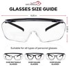 Bison Life Duarte Clear Over the Glass Safety Glasses, Anti Scratch & Anti Fog, ANSI Z87.1, One Size - 1 Pack - 3 of 4