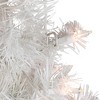 Northlight 2' Pre-Lit Slim Tinsel Artificial Christmas Tree- Clear Lights - 2 of 4