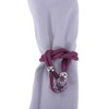 Unique Bargains Faux Crystal Curtain Ties Polyester Plastic 2 Pcs - 4 of 4