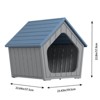 Kumasinova 23" Cat House and Outdoor Cat Shelter with Weatherproof Design,Cat Hideaway for Indoor&Outdoor Use,Durable Cat Furniture for All Seasons - 3 of 4