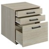 Coaster Loomis Modern 3 Drawer Wood File Cabinet Whitewashed Gray - 3 of 4