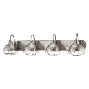 Millennium Lighting Neo-Industrial 4 - Light Vanity in  Satin Nickel - 1 of 1