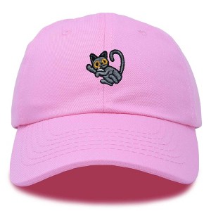 Dalix British Shorthair Cat Cotton Dad Hat Adjustable Cute Cat Lover Baseball Cap for Casual Wear Womens - 1 of 4