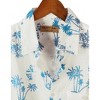HAPPY BAY Men's Short Sleeve Button Down Hawaiian Collar Shirts Aloha Camp Beach Vacation Shirts for Men Casual Camp Summer Untuckit Shirt - 3 of 4