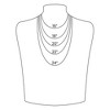 Black Rope Chain For Women or Men 20" Length 4mm Width Lobster Clasp Ginger Lyne Collection - 4 of 4