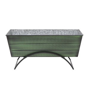 ACHLA Designs With Odette Stand Rectangular Steel Planter Boxes - 1 of 4