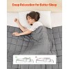 Angel Sar Weighted Blanket King Size 20lb, 88x104 Inch Cooling Heavy Blanket, Breathable 7-Layer Construction for Adults, Machine Washable - 2 of 4